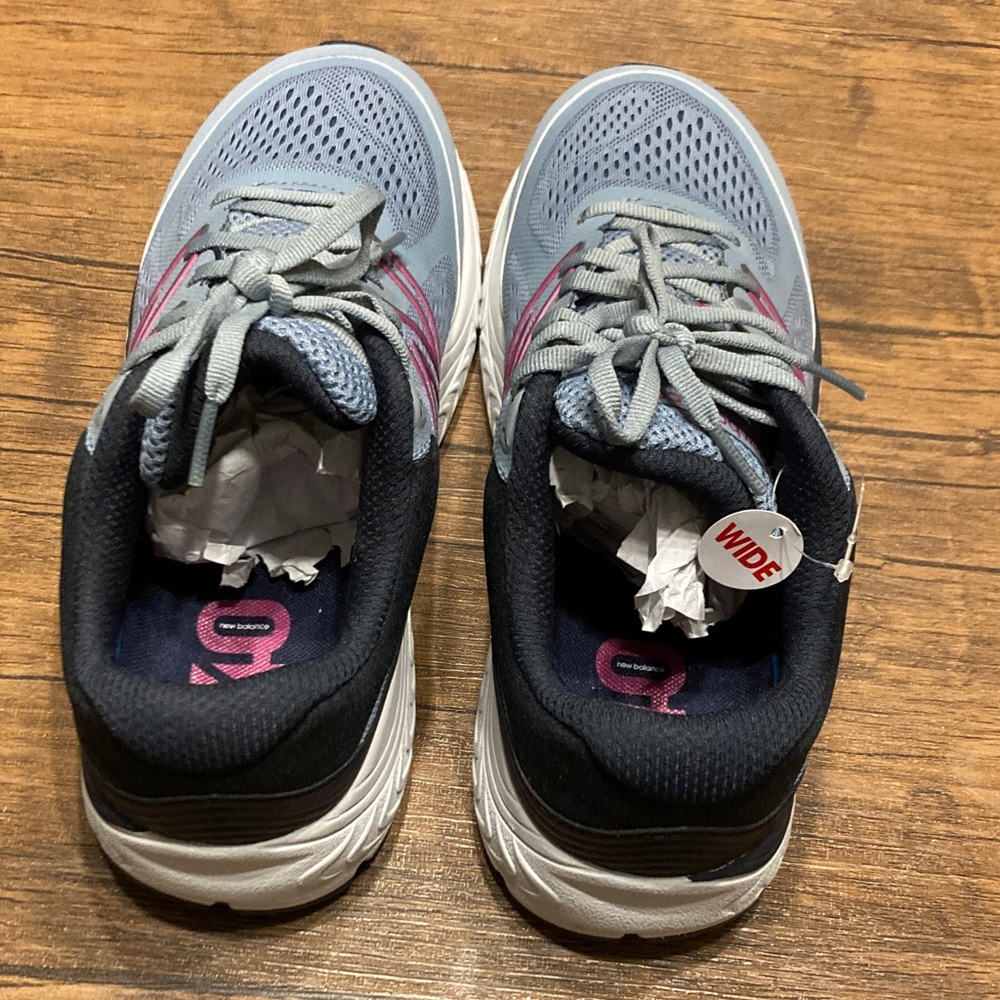 New Balance Gray and Pink Running Shoes
